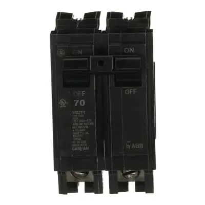 Abb Thql2170a 70 Amp 2-Pole Circuit Breaker 1