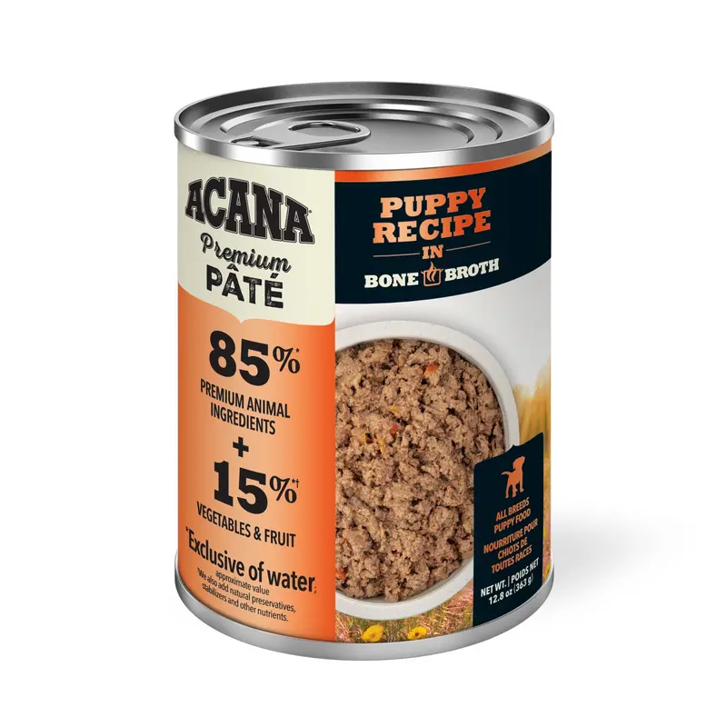Acana Premium Pâté Puppy Recipe In Bone Broth Wet Dog Food 1