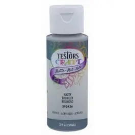 Acrylic Craft Paint, Matte Hazy, 2-Oz. 1