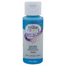 Acrylic Craft Paint, Matte Island Breeze, 2-Oz. 1