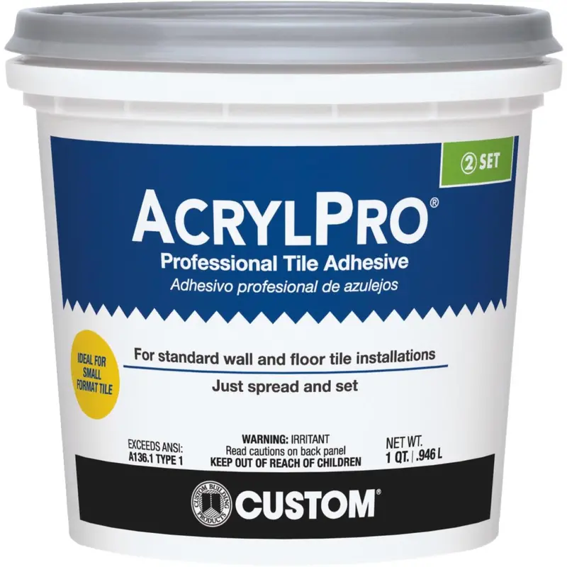 Acrylpro 1 Qt. Ceramic Tile Adhesive 1