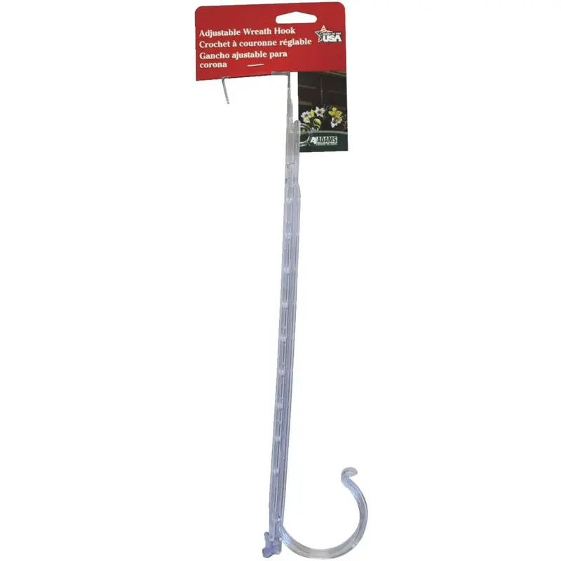 Adams 14 In. To 24 In. Adjustable Resin Wreath Hanger 1