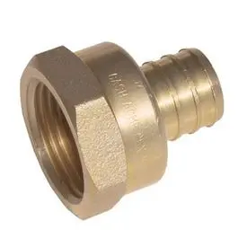 Adapter, 1/2-In. Lead-Free Brass Barb Insert X 1/2-In. Female Pipe Thread, 10-Pk. 1