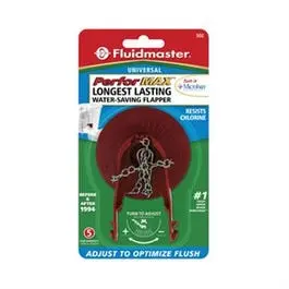 Adjust-A-Flush Toilet Flapper, Red 1