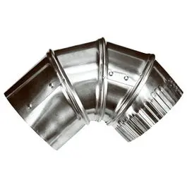 Adjustable Duct Elbow, Aluminum, 4-In. 1