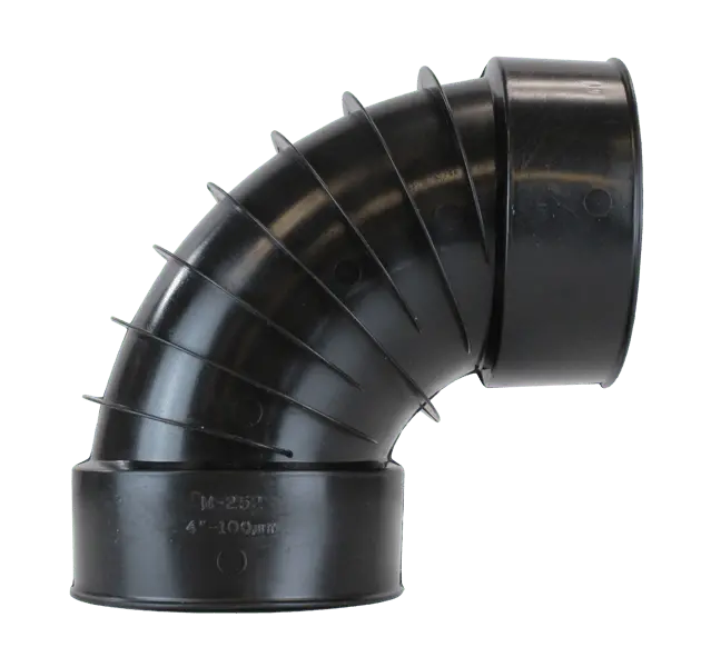 Ads Hancor 90 Degree Snap Elbow Single Wall Polyethylene 1