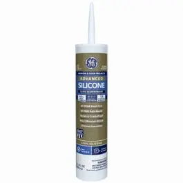 Advanced Silicone 2 Window & Door Sealant, Clear, 10.1-Oz. 1