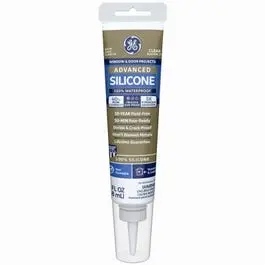 Advanced Silicone 2 Window & Door Sealant, Clear, 2.8-Oz. Squeeze Tube 1