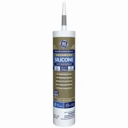 Advanced Silicone 2 Window & Door Sealant, Light Grey, 10.1-Oz. 1