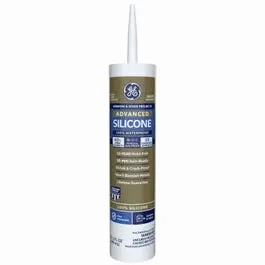 Advanced Silicone 2 Window & Door Sealant, White, 10.1-Oz. 1