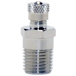 Air Valve, Chrome & Zinc-Plated, .25-In. 1