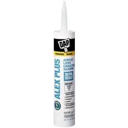 Alex Plus Acrylic Latex Caulk, Crystal Clear, 10.1-Oz. 1