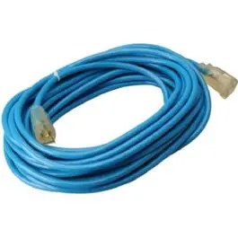 All-Weather Extension Cord, 16/3 Sjtw, Blue, 50-Ft. 1