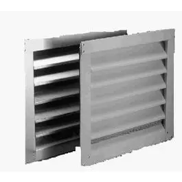 Aluminum Attic Louver Vent, 12 X 12-In. 1