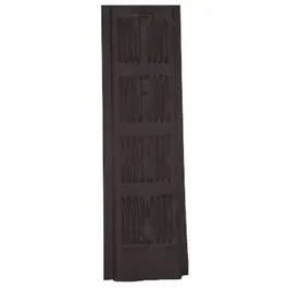 Aluminum Continuous Soffit Vent, Brown, 8-Ft. 1