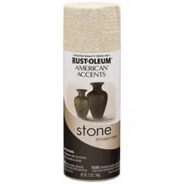American Accents Textured Paint, Bleached Stone, 12-Oz. 1