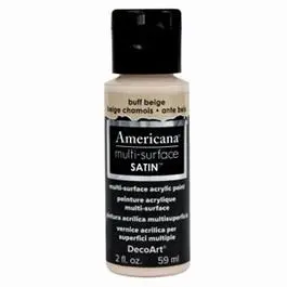 Americana Multi Surface Craft Paint, Satin, Buff Beige, 2-Oz. 1