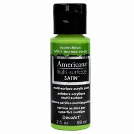 Americana Multi Surface Craft Paint, Satin, Leprechaun, 2-Oz. 1