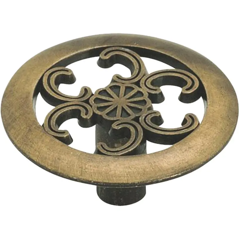 Amerock Allison Antique Brass 1-1/2 In. Cabinet Knob 1