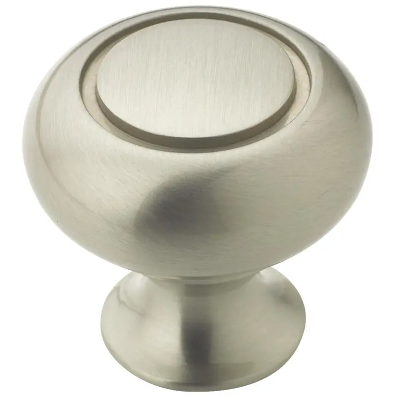 Amerock Allison Satin Nickel 1-1/4 In. Cabinet Knob 1