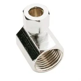 Angle Fitting, 1/2 Fpt X 3/8-In. Od Tube, 2-Pk. 1