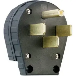 Angle Plug For Dryers, Commercial Grade, 3-Pole, 30 Or 50-Amp Configurable 1