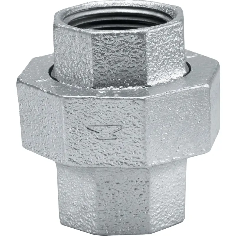 Anvil 1/2 In. X 1/2 In. Fpt Malleable Iron Galvanized Union 1