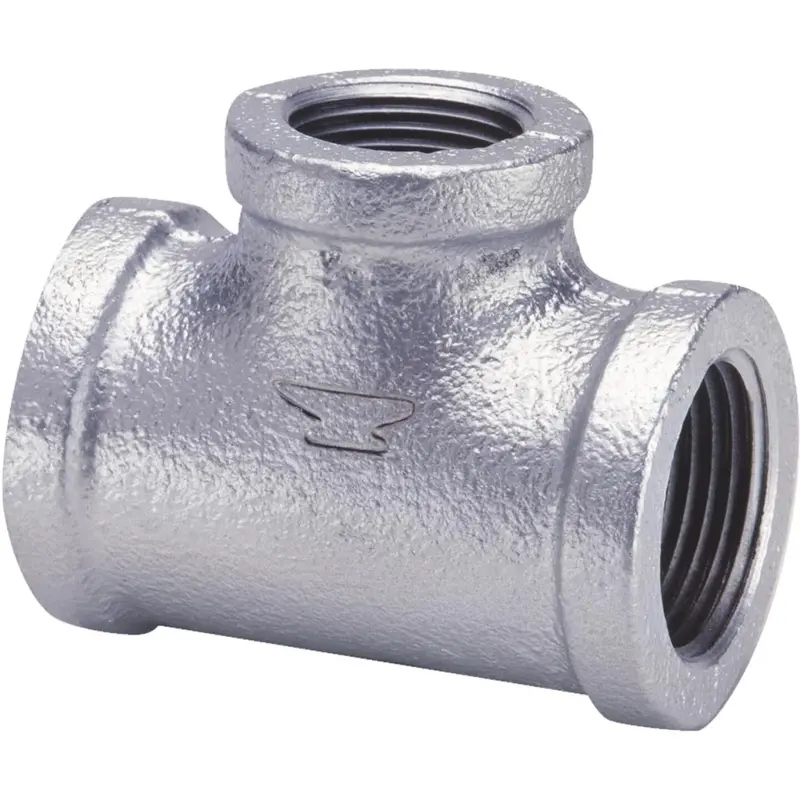 Anvil 1/4 In. Malleable Iron Galvanized Tee 1