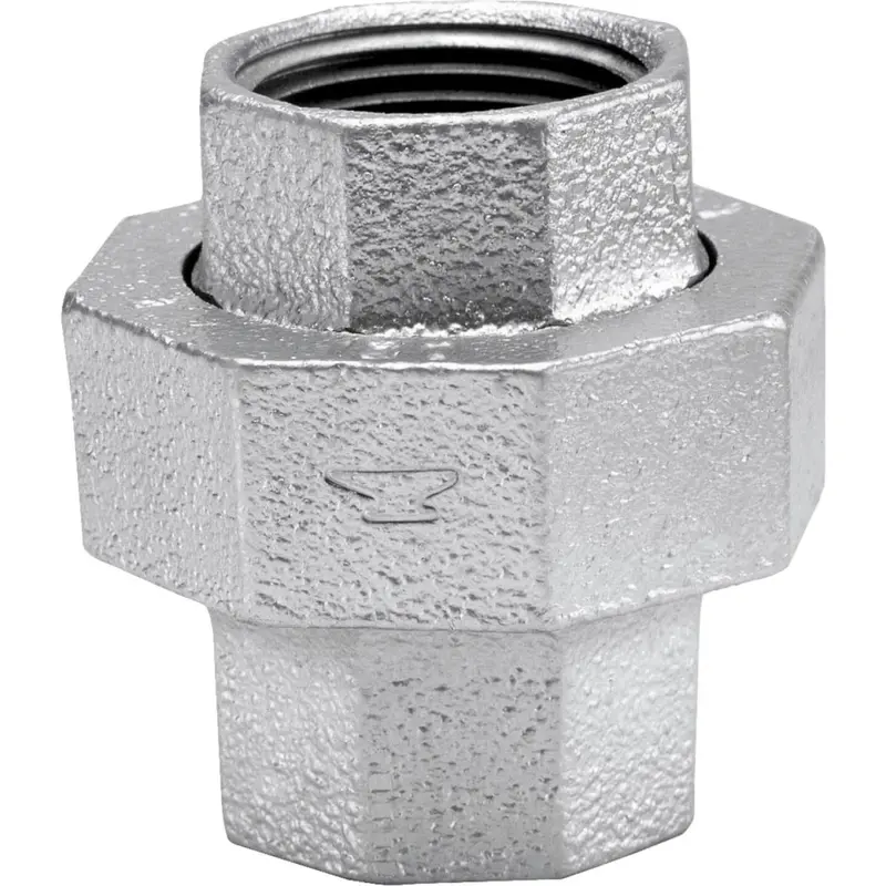 Anvil 1 In. X 1 In. Fpt Malleable Iron Galvanized Union 1