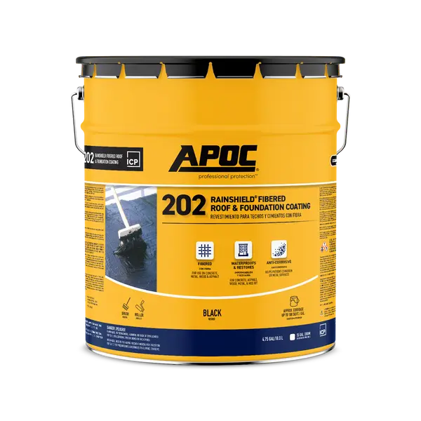 Apoc® 202 Rainshield® Fibered Roof & Foundation Coating 1