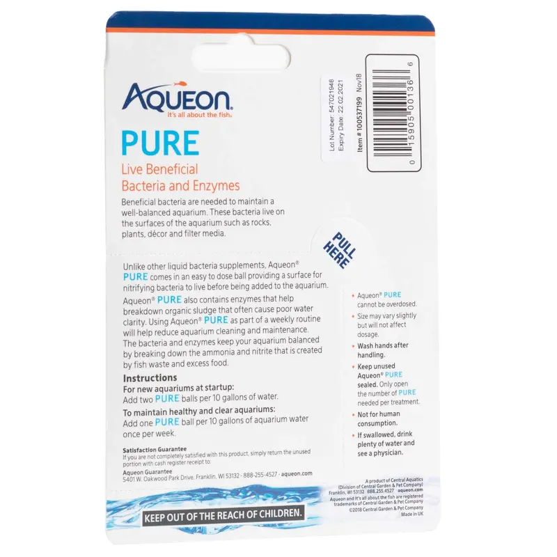 Aqueon Pure Aquarium Water Supplement 2
