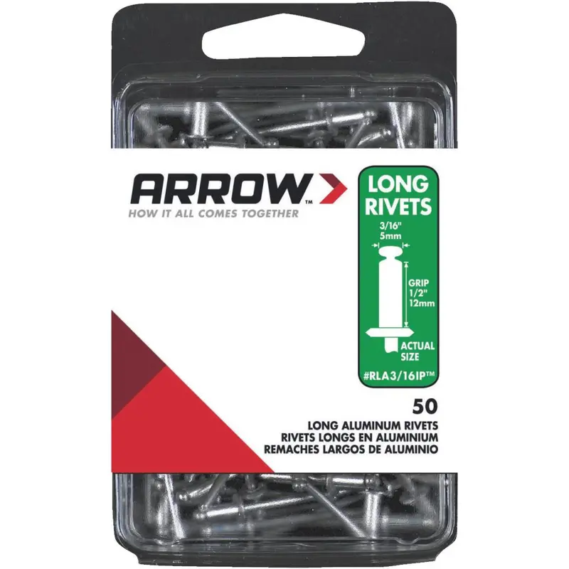 Arrow 3/16 In. X 1/2 In. Aluminum Ip Rivet (50 Count) 1