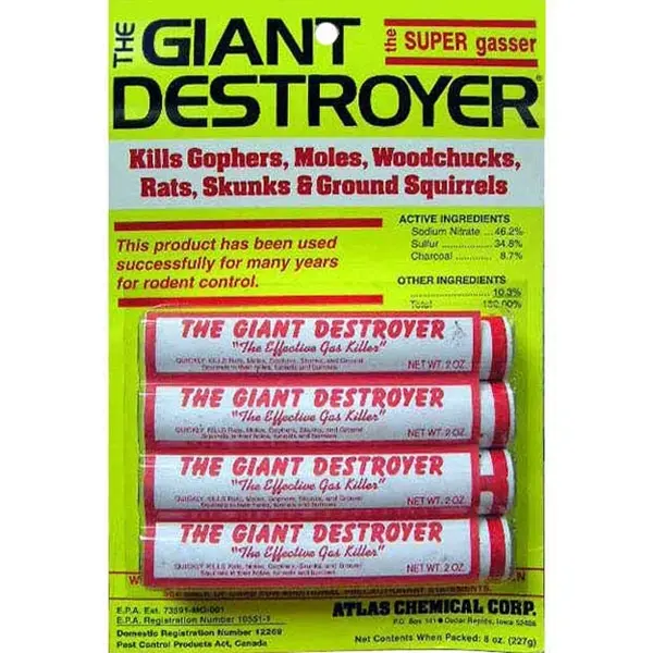 Atlas Giant Destroyer Mole Smoke Killer 1