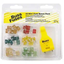 Atm Mini Fuse Assortment, 43-Pc. 1