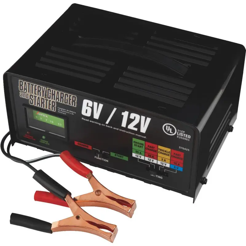 Automatic 6V And 12V 2A/10A/55A Auto Battery Charger 1