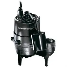 Automatic Submersible Sewage Pump, Cast-Iron, .5-Hp Motor, 9000-Gph 1
