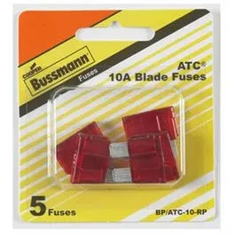 Automotive Blade Fuses, Red, 10-Amp, 5-Pk. 1