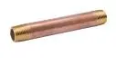 B & K Industries 3/8" Diameter Nipples Schedule 40 Red Brass 3/8" X 2 1/2" 1