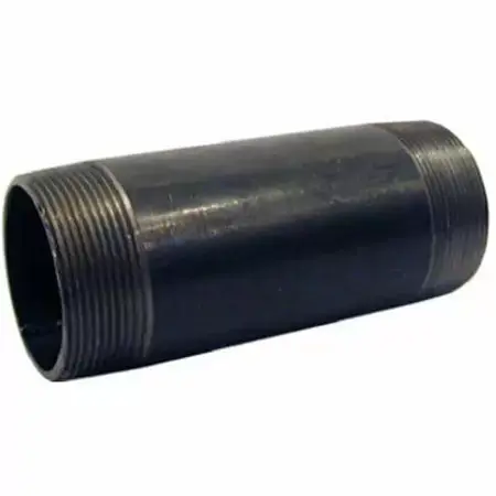B & K Industries Black 1" Diameter Schedule 40 Nipples 4 1/2" 1