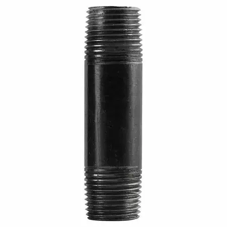 B & K Industries Black 3/8" Diameter Schedule 40 Nipples 2 1/2" 1