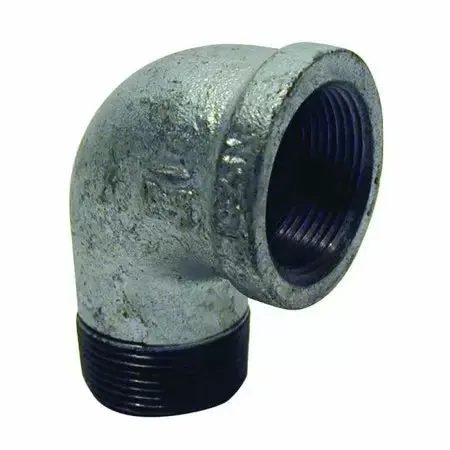 B & K Industries Galvanized 90° Street Elbow 150# Malleable Iron Threaded Fittings 3/4" 1