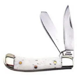 Baby Saddlehorn Pocket Knife, Chestnut, 2-Blade 1