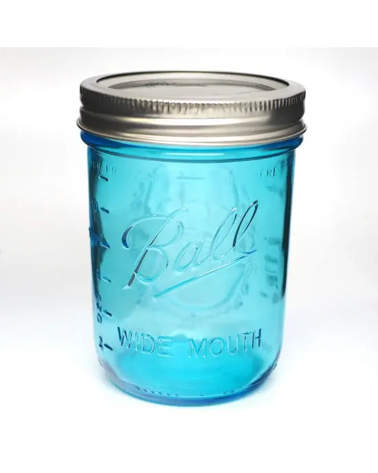 Ball 4-Pack 16 Oz Pint Wide Mouth Nesting Jar 1
