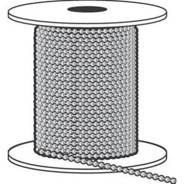 Ball Chain, #6, Stainless Steel 1