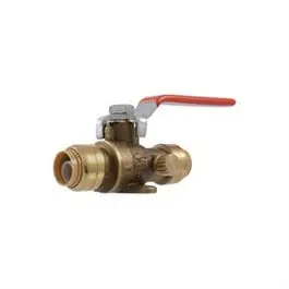 Ball Valve With Drain, 1/2-In. 1