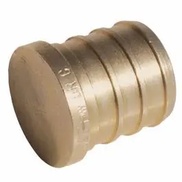 Barb Insert Plug, Brass, 1/2-In., 5-Pk. 1