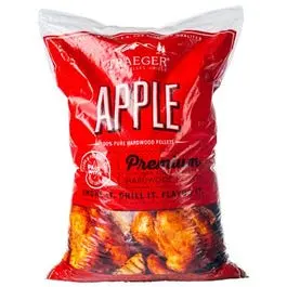 Barbeque Pellets, Apple Hardwood, 20-Lb. Bag 1