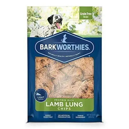 Barkworthies Lamb Lung Chips 1