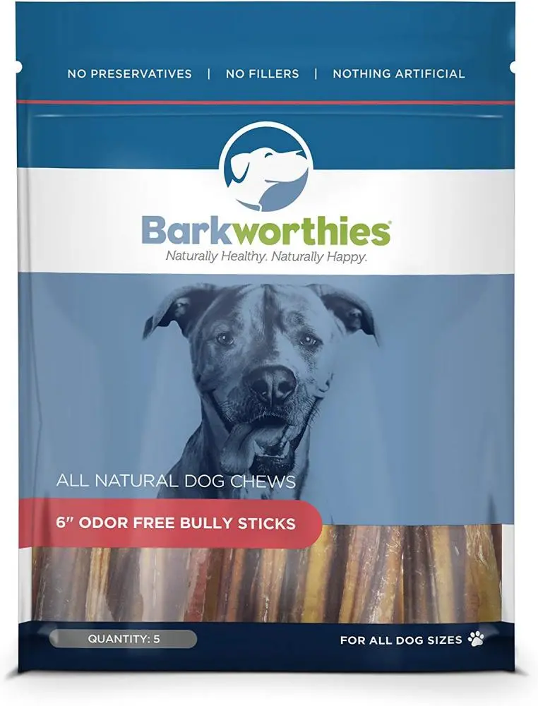 Barkworthies Odor Free All Natural Bully Stick 1