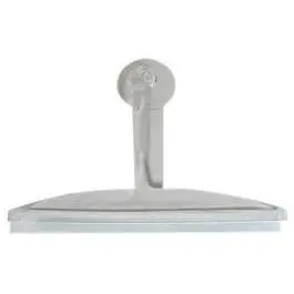 Bath Squeegee, With Suction Cup, Clear Handle, 12-In. 1